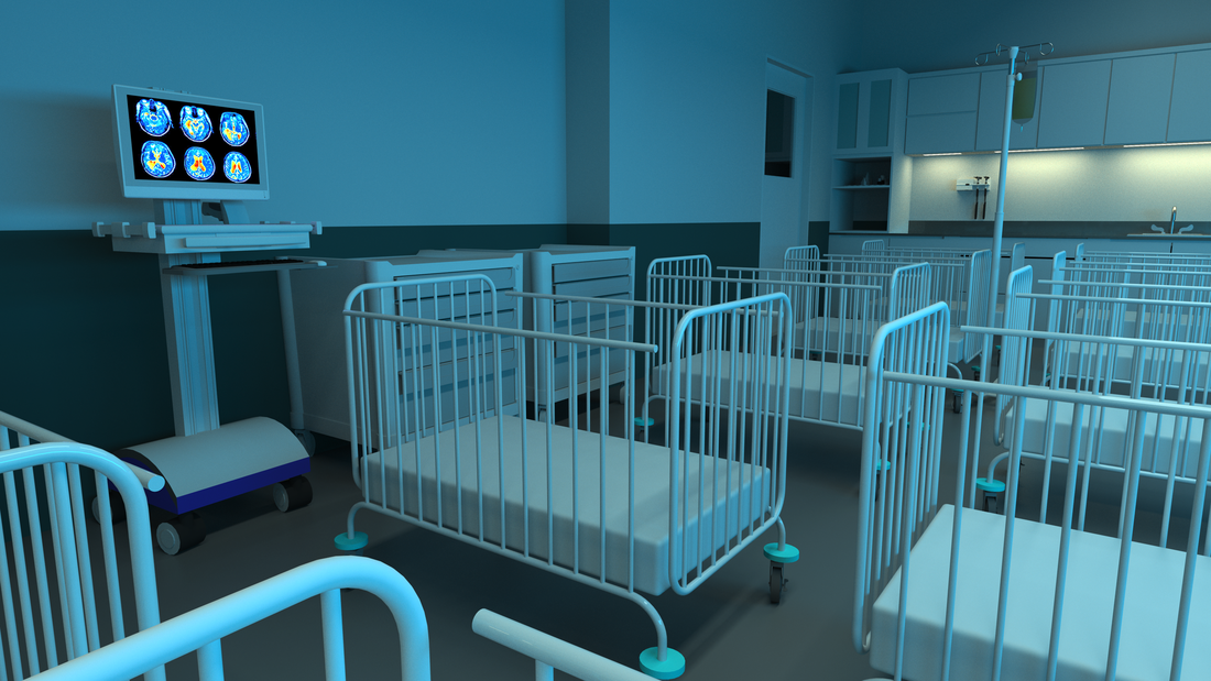 illustration of hospital nursery