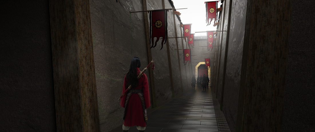 Mulan Palace alleyway